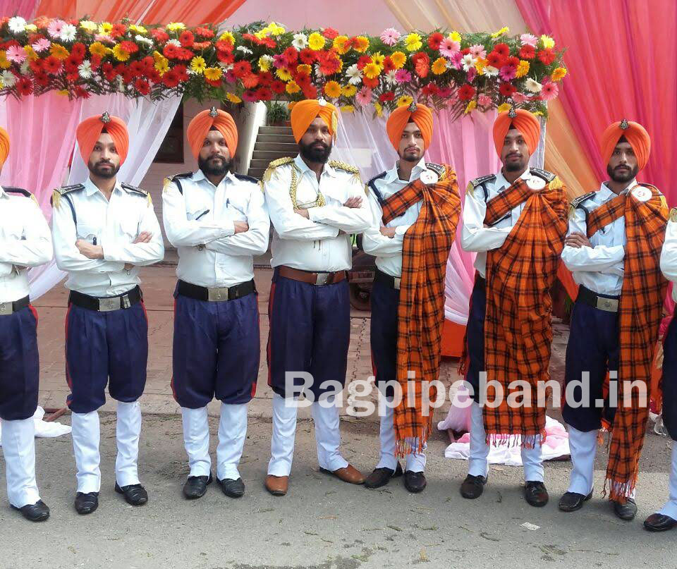Bagpipe Band in india